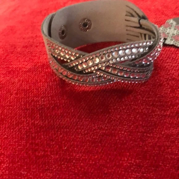 Paparazzi Silver Braided Bracelet - Picture 9 of 9